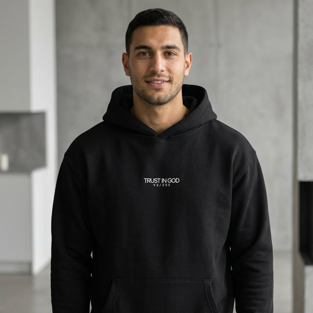 Trust Embroidered Oversized Hoodie