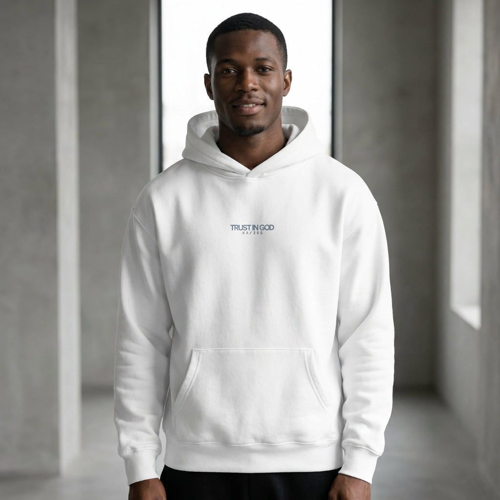 Trust Embroidered Oversized Hoodie