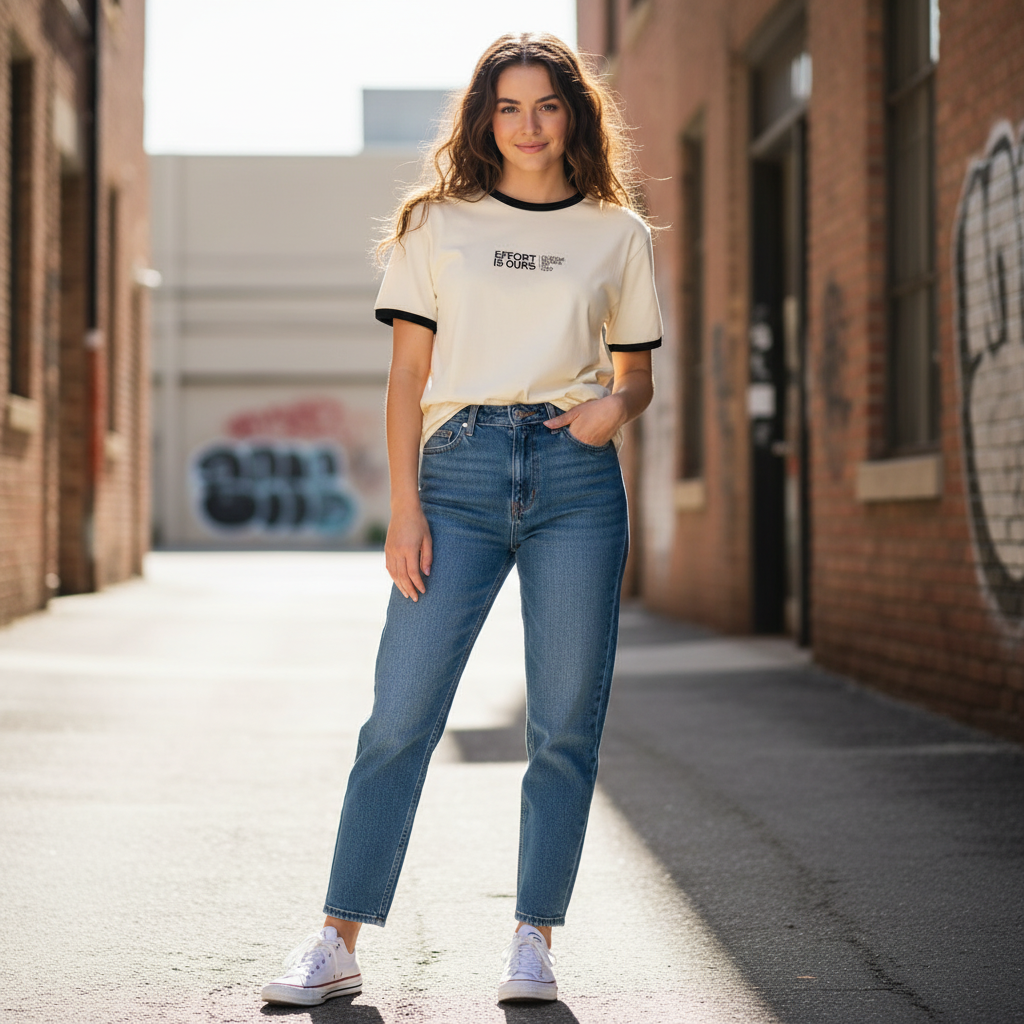 Effort ringer t-shirt